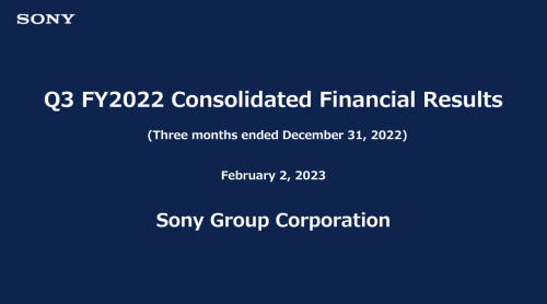 索尼公开2022Q3财报 PS5全球出货量达3210万台